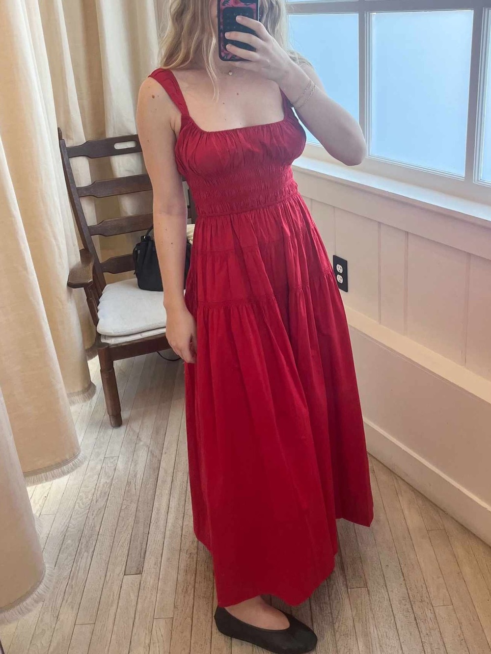 Doen Red clover dress